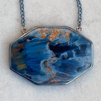 Hexagonal Pietersite Necklace